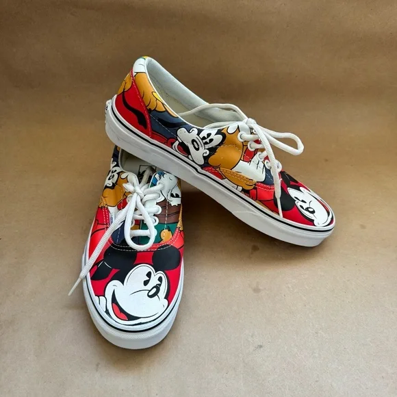 NWOT Unisex Vans x Disney Era Mickey and Friends Sneakers. M 7.5/W 9 - Picture 2 of 7